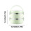 Stainless Steel Insulated Bento Box – 16oz per Layer, 2