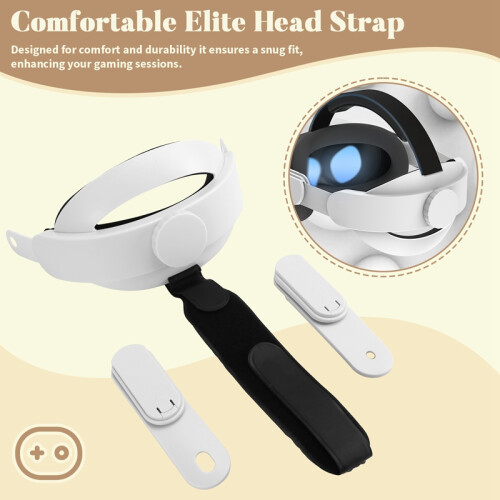For Quest 3S Elite  Strap with Host Protective Cover Controller Protector and Lens Cover for Quest 3S Accessories 1
