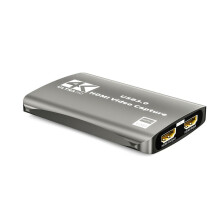 4K -Compatible Video Capture Card Loop Out for Game Recording Live Streaming 1080P 60FPS Grabber MS2131