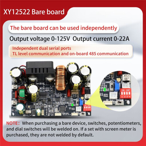 XY12522 CNC  Adjustable Stabilized Power Supply Constant Voltage and Current Module 125V/2000W 1