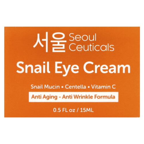SeoulCeuticals, Κρέμα για τα Μάτια με Σαλάκι, 0.5 fl oz (15 ml) 1