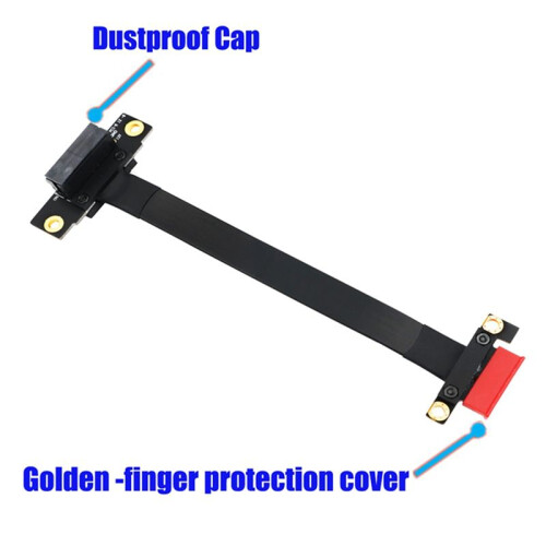 Cable de Extensión PCIE PCI Riser PCI-e Express Riser Card PCIE X1 para Placa Base Cable Adaptador Convertidor Extensor de 20 cm 2