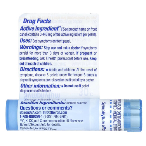 Boiron, Symphytum Officinale, 30C, Ca. 80 Pellets 1