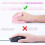 Ergonomic Vertical Mouse Rechargeable Wireless USB 2.4G for Computer Laptop Gaming Mouse Pink 5