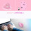 Ergonomic Vertical Mouse Rechargeable Wireless USB 2.4G for Computer Laptop Gaming Mouse Pink 7