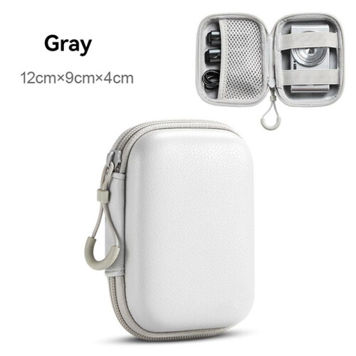 Pebbled Portable  Hard Shell Digital Gadgets Storage Bag Earphone Charger Case Plug Data Cable U Disk Organizer B 2