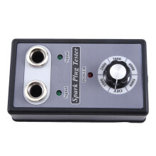 Adjustable Dual Hole Sparking Plug Tester Spark Tester Diagnostic Tool for Car Motorcycle Ignition Coil Checker Spark