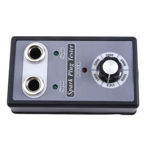 Adjustable Dual Hole Sparking Plug Tester Spark Tester Diagnostic Tool for Car Motorcycle Ignition Coil Checker Spark