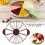 Marqueur de portion de gâteau rond 10 pouces 10/12 parts 5
