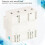 3 Phase DIN Rail Voltmeter Ammeter Automatic Overvoltage Overcurrent Protector AC 390‑500V 3