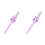 2Pièces Cartoon Violet Silicone Et Adaptée 2