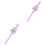 2Pièces Cartoon Violet Silicone Et Adaptée 3