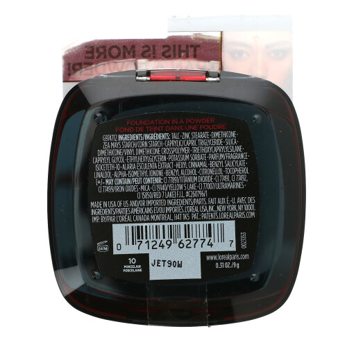 L'Oréal, Infallible 24H Φρέσκο Φορτί, Βάση Foundation, 10 Πορσελάνη, 0,31 oz (9 g) 2