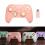 8BitDo Wireless 2.4G Gaming Controller with Hall Effect Joystick for PC  Raspberry Pi Android,Peach 8