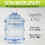 Zone Tech Gravity Pet Waterer Αυτόματη αυτόματη δοσομετρική δοσομετρική θήκη νερού για 4