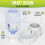 Zone Tech Gravity Pet Waterer Αυτόματη αυτόματη δοσομετρική δοσομετρική θήκη νερού για 5