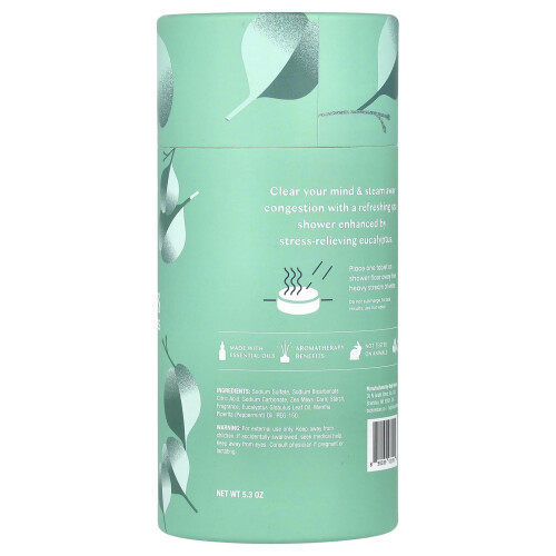 Body Restore, Douchesteamers, Eucalyptus, 6 Tablets, 5,3 oz 1