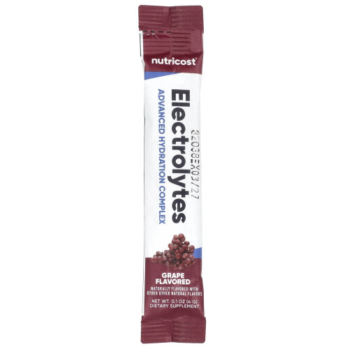 Nutricost, Electrolytes, Advanced Hydration Complex, Grape, 40 Stick Packs, 0.1 oz (4 g) Each 2