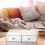 Clear Plastic Storage Drawers Stackable 1Pack 9.1X6.7X2.0In 2