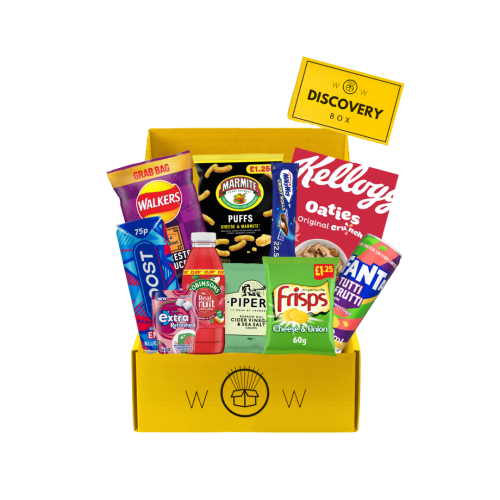 WowBoxMe Discovery Wow Box 10 New Snacks & Drinks
