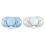 RaΖμπαμπί, Keep-It-Kleen Πακιάστρα, 0-36m, Μπλε & Γκρι, 2 Πακιάστρες 4
