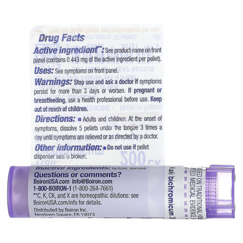 Boiron, Kali Bichromicum, 200CK, Ca. 80 Pellets 1