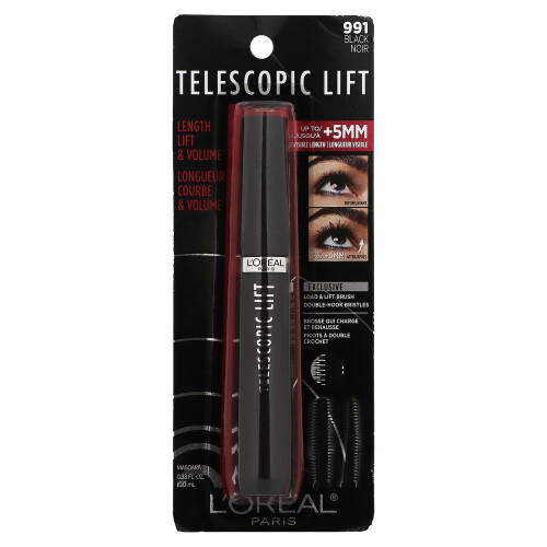 L'Oréal, Cejas Elevadas, 991 Negro, 0.33 fl oz (10 ml) 1