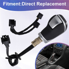 Car LED Shift Knob Electronic Shift Handle with Holes for Mk6 Mk7 B7 B8 MK2 Shift Handle