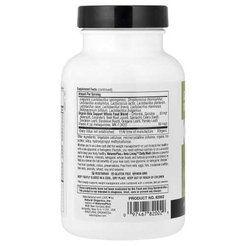 NaturesPlus, Keto Életmód, Napi Multivitamin, 90 kapszula 2