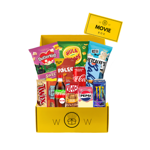 WowBoxMe Movie Night Treat Snacks & Drinks Box