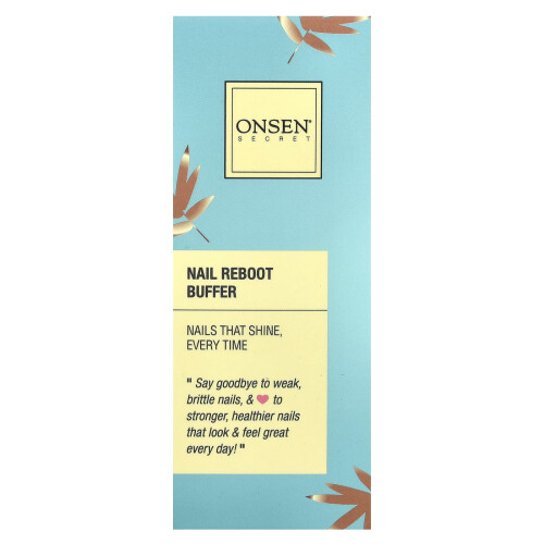 Onsen Secret, Nagelherstel Buffer, 3 Stuk Set 1