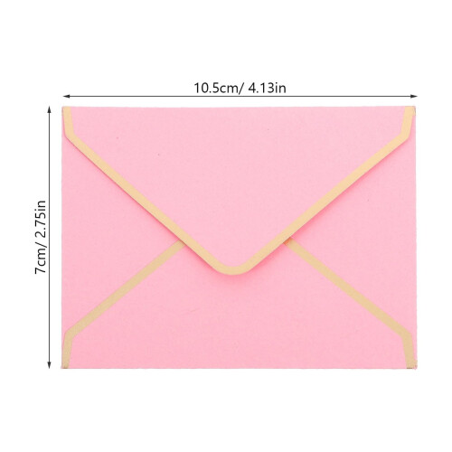 FRCOLOR 50Pcs Empty Cards Small Envelopes Multi-function Wedding Envelopes Decorative Invitation Envelopes 1