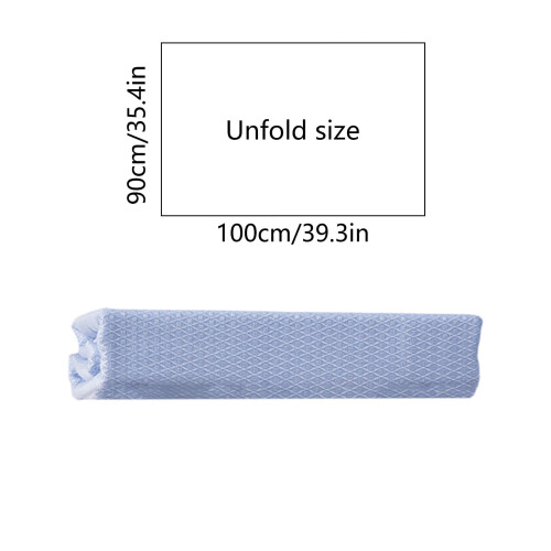 Summer Cooling Blanket Polyester 100x90cm Blue 2