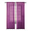 White Sheer Voile Curtains 100x200cm (2 pcs) 2