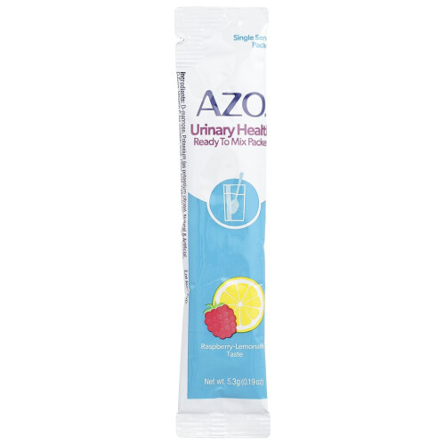 AZO, Harngesundheit, Fertigmischpäckchen, Raspberry-Lemonade, 10 Einzelpäckchen, 5,3 g (0,19 oz) Jedes 2