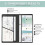 PU Leather Car Document Holder with Magnetic Closure, 5