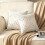 Fodere per cuscini in cotone stile boho, 12x20 cm, set da 2 3