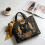 Εκπτώσεις! Vintage τσάντα Tote από καμβά με καπιτονέ σχέδιο για γάτες – 2