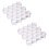 Organizer per cassetti regolabile in plastica bianca 4