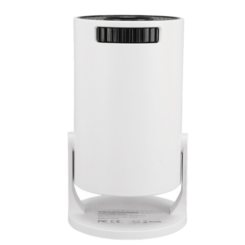White Wireless 270 Adjustable LED Mini Projector 1080P for Android & USB