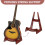 Worgeous Holder Ukulele Stativ Stabilt Gitarrställ 25.00X17.30X16.00CM Brun 3