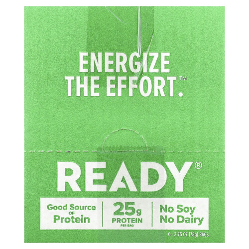 Ready, Proteinpuffar, Chipotle, 6 Puffar, 2.75 oz (78 g) Varje 1