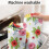 Χαλί μπάνιου Pioneer Flower Floral, αντιολισθητικό χαλάκι μικροϊνών με επένδυση από 5