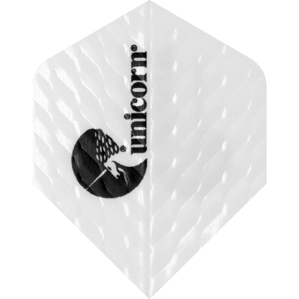 Unicorn (One Size, ) Q.100 Plus Dart Flights (Pack Of 3) White