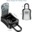 Boîte à clés murale portable avec code à combinaison réinitialisable – Compatible avec le rangement des clés de secours à la maison, au 2