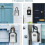 Boîte à clés murale portable avec code à combinaison réinitialisable – Compatible avec le rangement des clés de secours à la maison, au 3