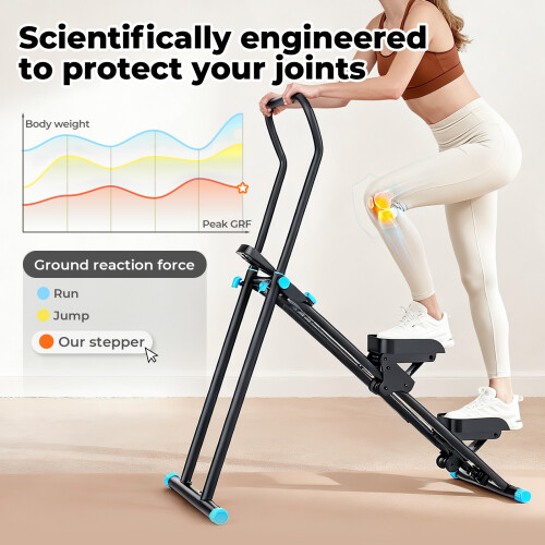 Foldable Vertical Climber Exercise Machine Full 2
