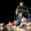 40-LED Snowflake String Lights, Cool White, Battery Operated 4