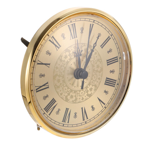 Golden Round Quartz Clock Insert for DIY Wall Clocks 2