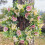 Guirlanda de flores de eucalipto de 40 cm (15,7 polegadas) para exterior. 2